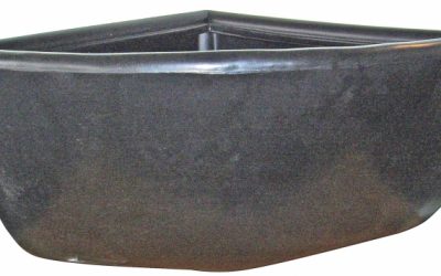 30 Litre Corner Bin Rounded Sides With Brackets