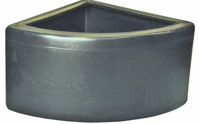 30 Litre Corner Bowl Straight Sides With Brackets